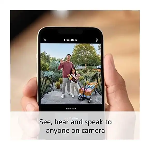 Package detection feature alerts you when deliveries arrive