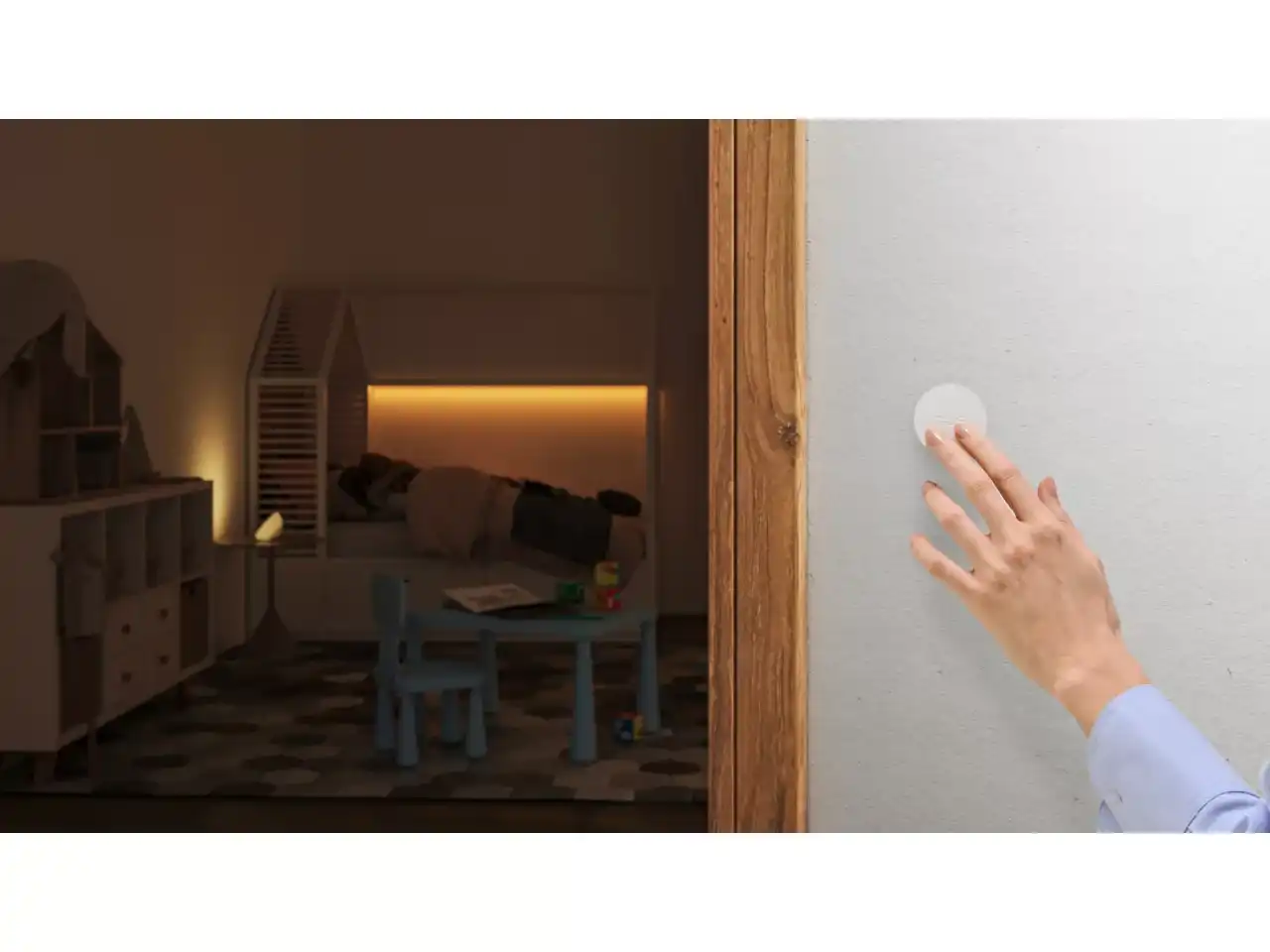 Philips Hue Smart Button in Bedroom