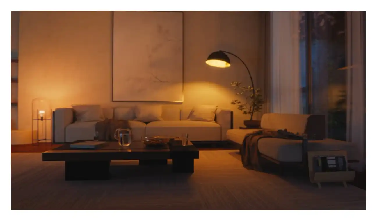 Living room ambiance lighting