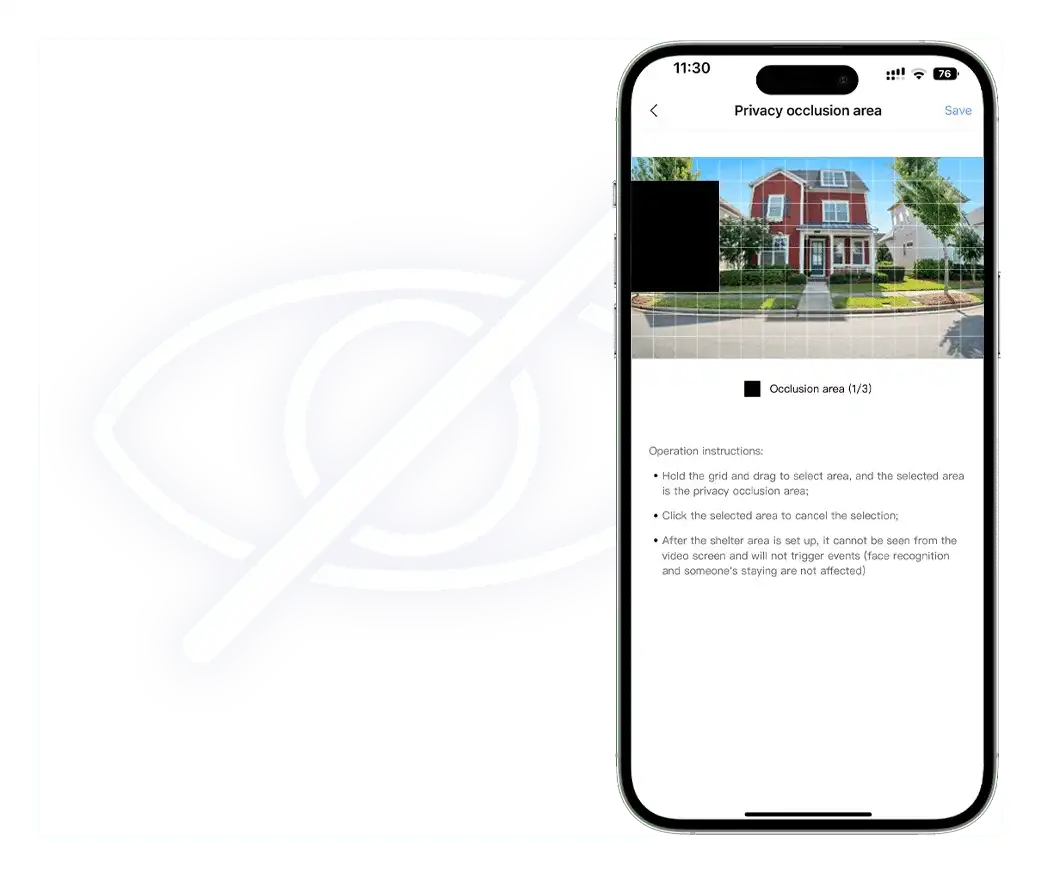 Customizable privacy and settings