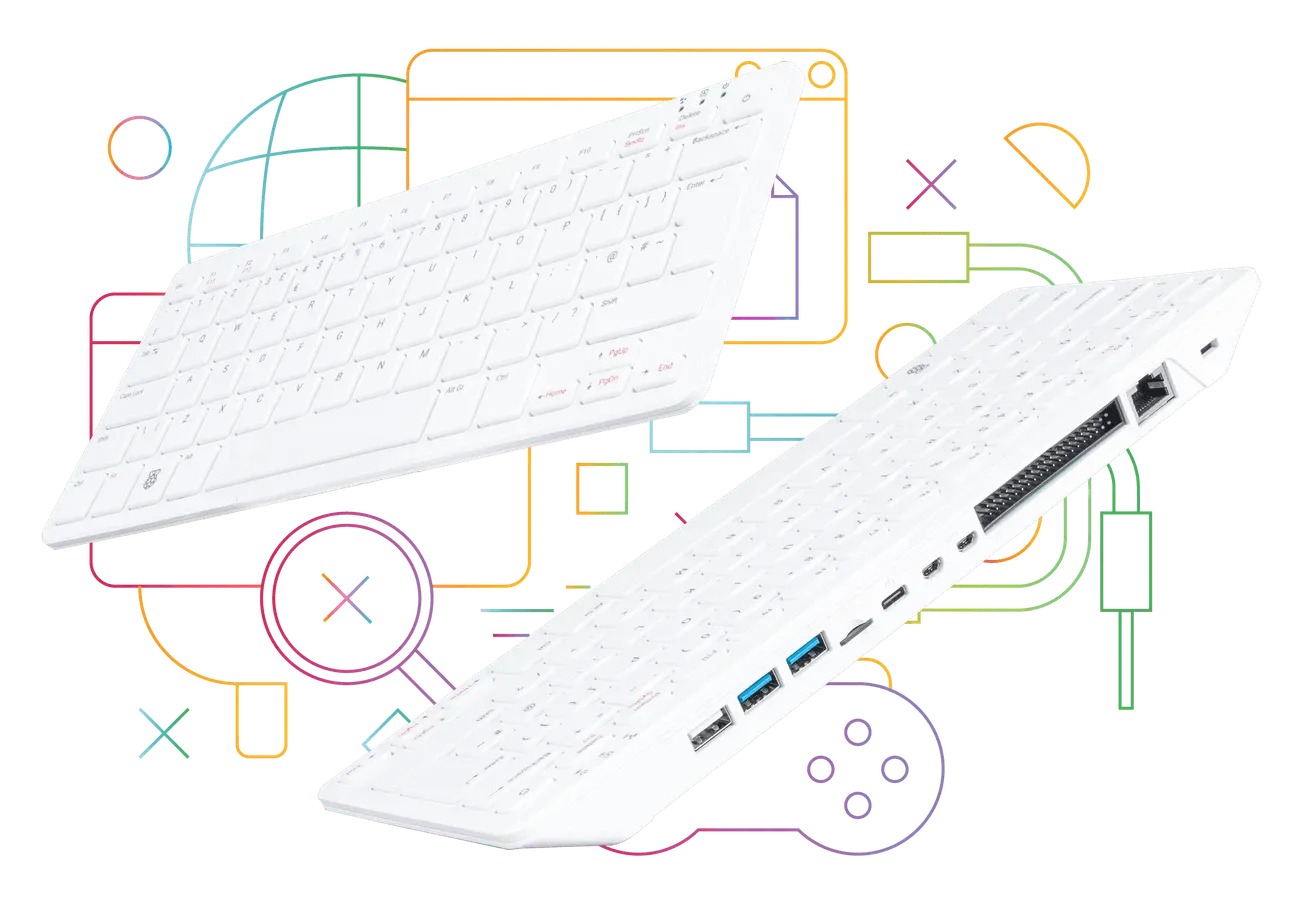 Raspberry Pi 500 Keyboard Computer for Smart Home