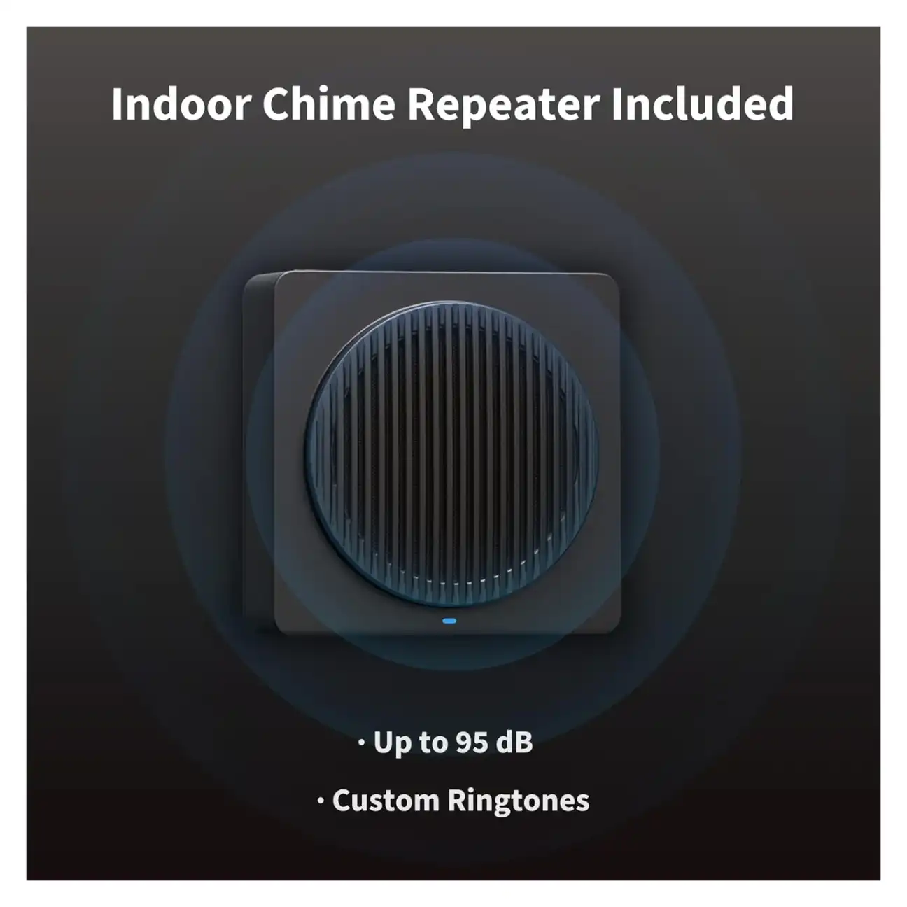 Indoor Chime Repeater Included