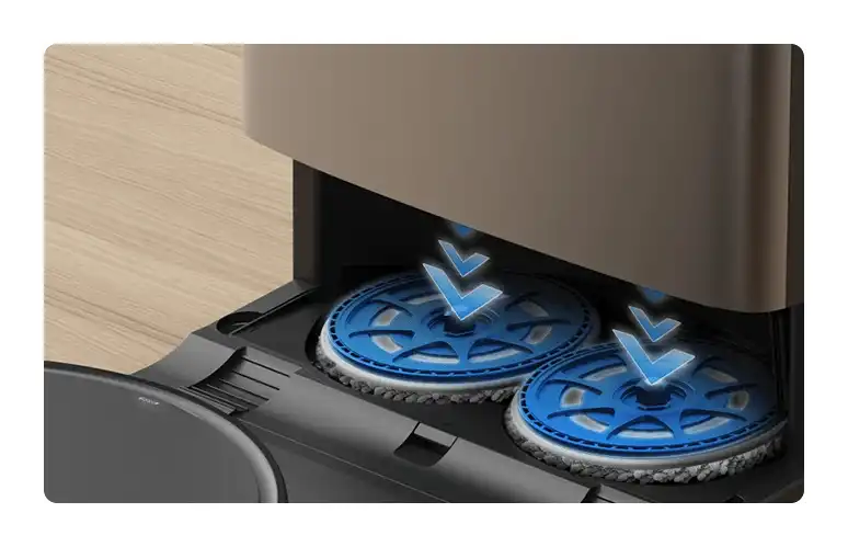 Tapo RV50 Pro Omni dual-laser navigation system for precise obstacle avoidance