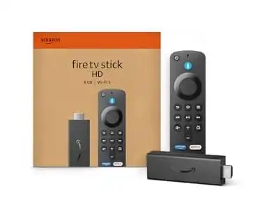 Fire TV Stick HD compact size perfect for any entertainment setup
