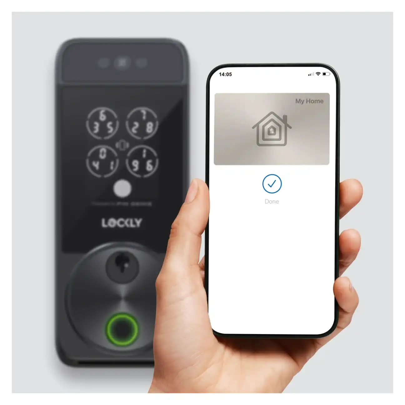 Lockly Visage App Control Interface