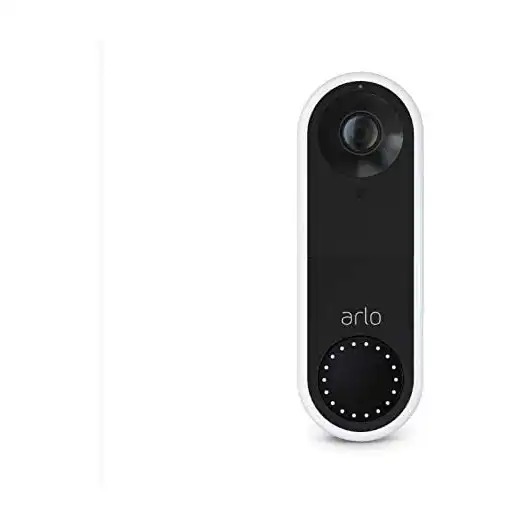 Front view of Arlo Essential Wired Video Doorbell
