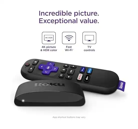 Roku Express 4K+ box contents