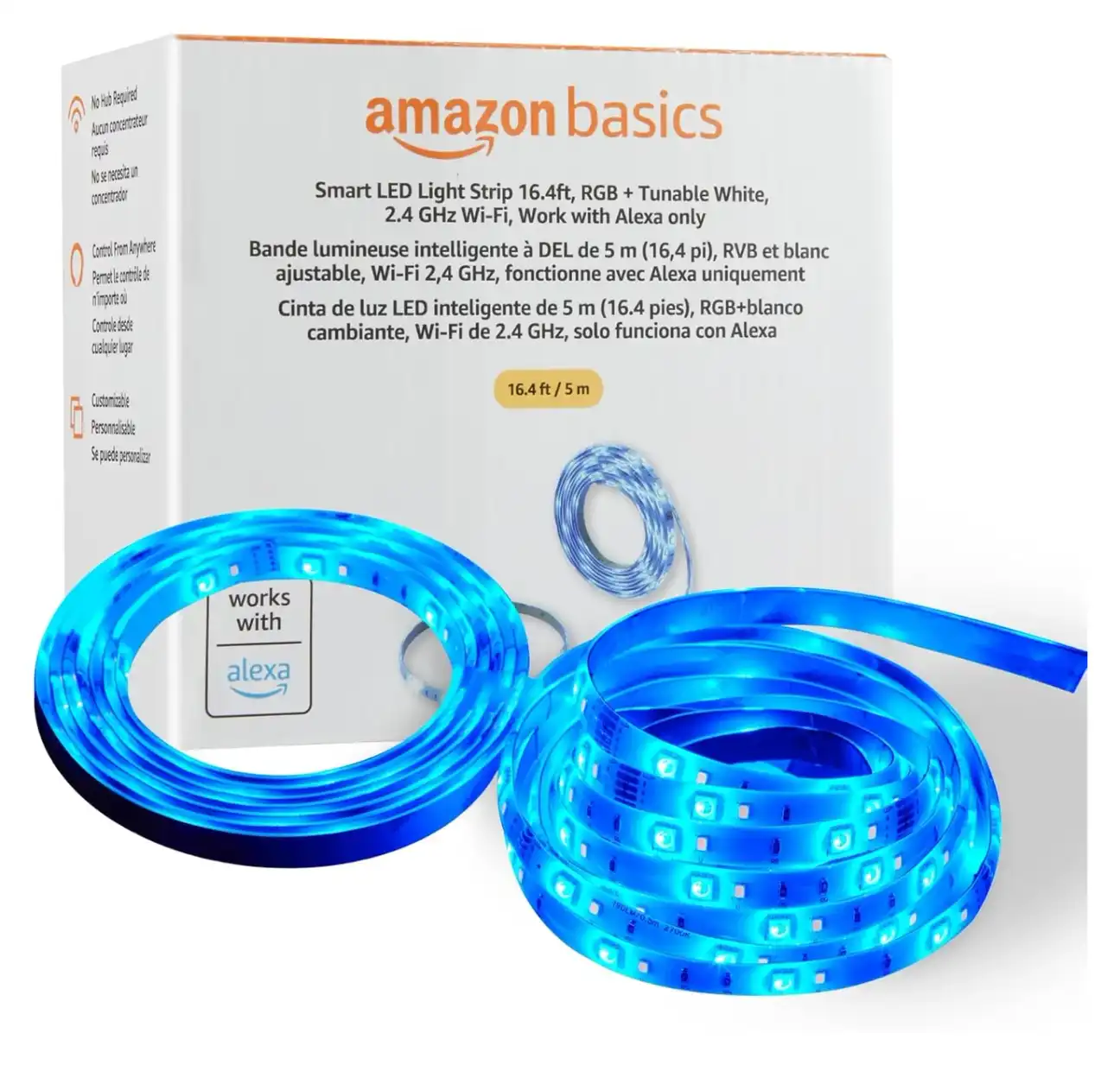 Nanoleaf Essentials Lightstrips product packaging and contents