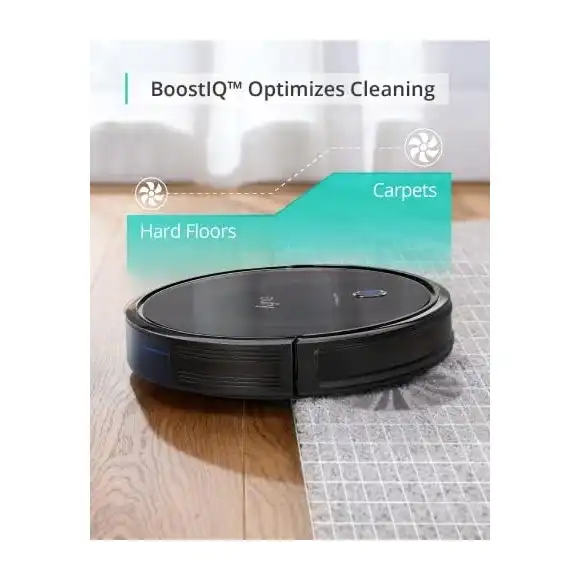 Eufy RoboVac 11S MAX brush detail showing single-side brush design