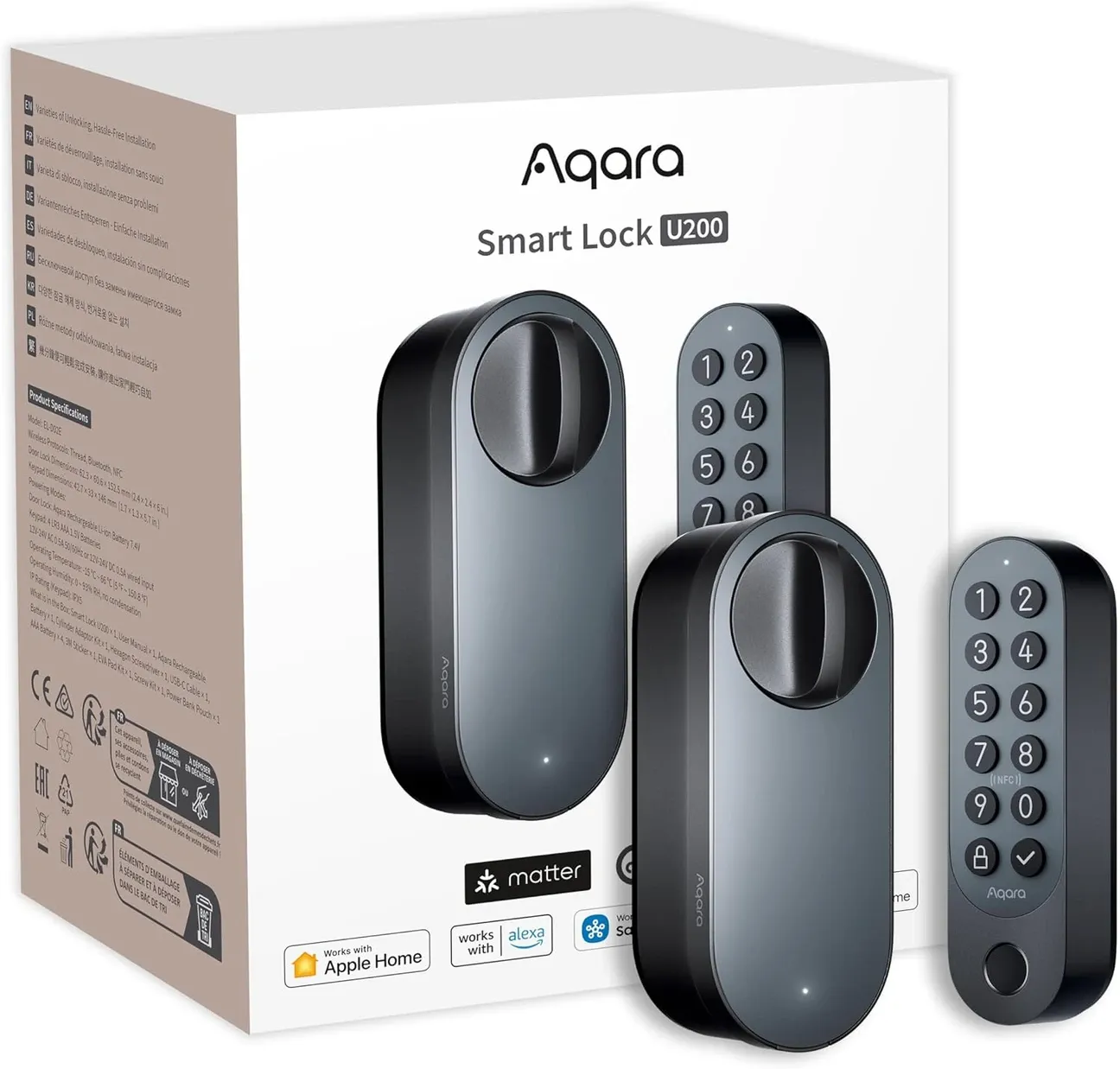 Aqara U200 - Smart Lock with Thread and Matter Support