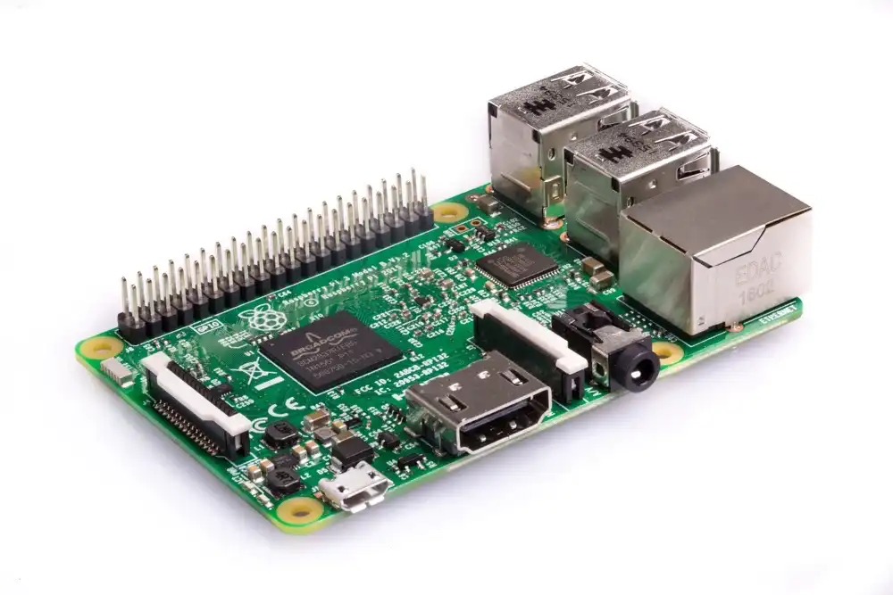 Raspberry Pi 4 Model B hardware layout
