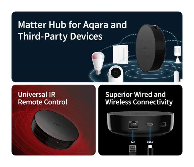Aqara Hub M200 Smart Home Hub with Matter and Thread