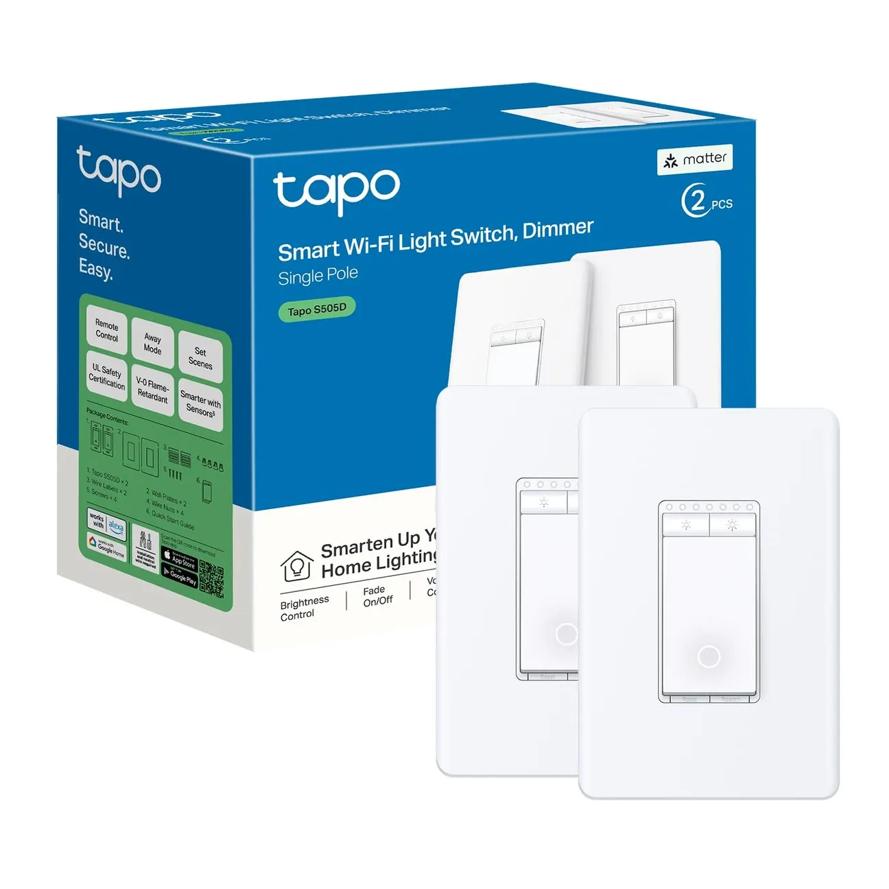 Tapo Smart Wi-Fi Dimmer Switch S505D