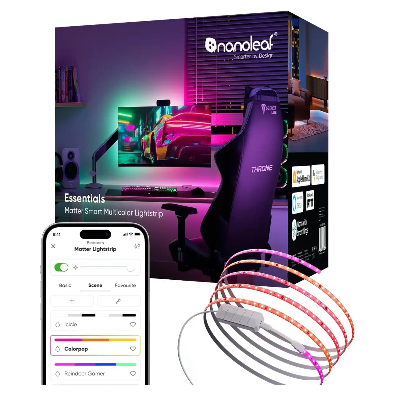 Nanoleaf GU10 RGB color capabilities showcase