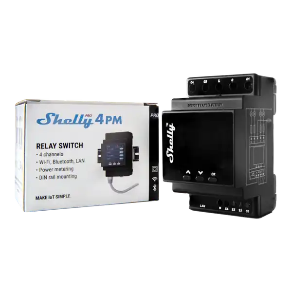 Shelly Pro 4PM Product View