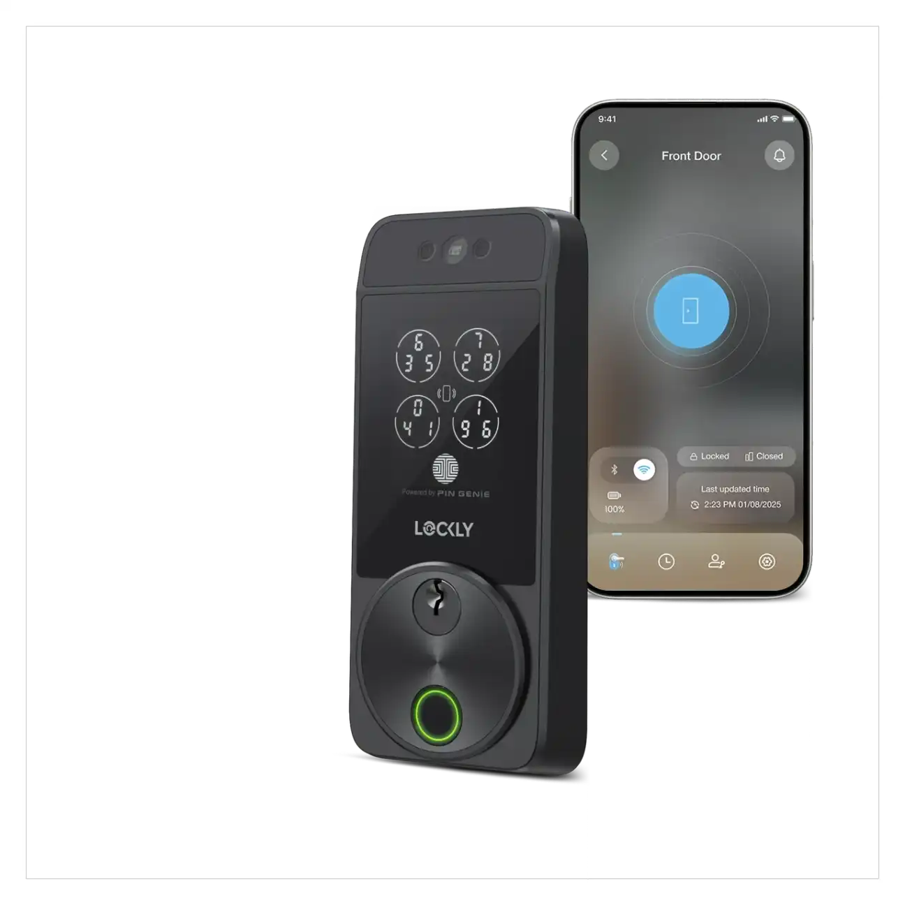 Lockly Visage Facial Recognition Smart Lock Main Product