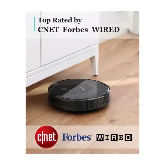 Eufy RoboVac 11S MAX top view showing filter and dust collection