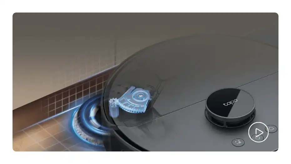 Tapo RV50 Pro Omni advanced self-cleaning docking station with hot water wash system