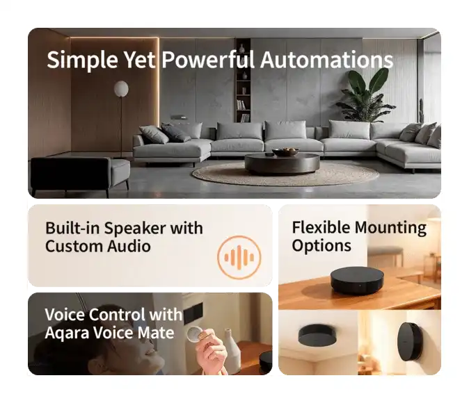 Aqara Hub M200 side view showing ports and connectivity