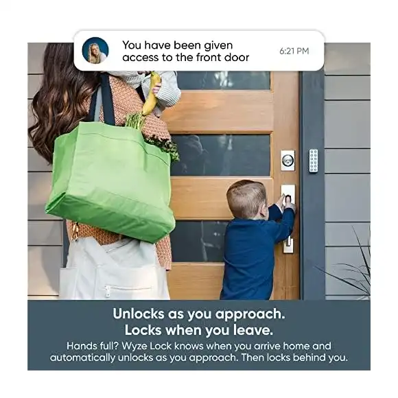 Wyze Lock keypad for PIN code entry and guest access management