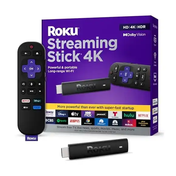 Roku Streaming Stick 4K Package