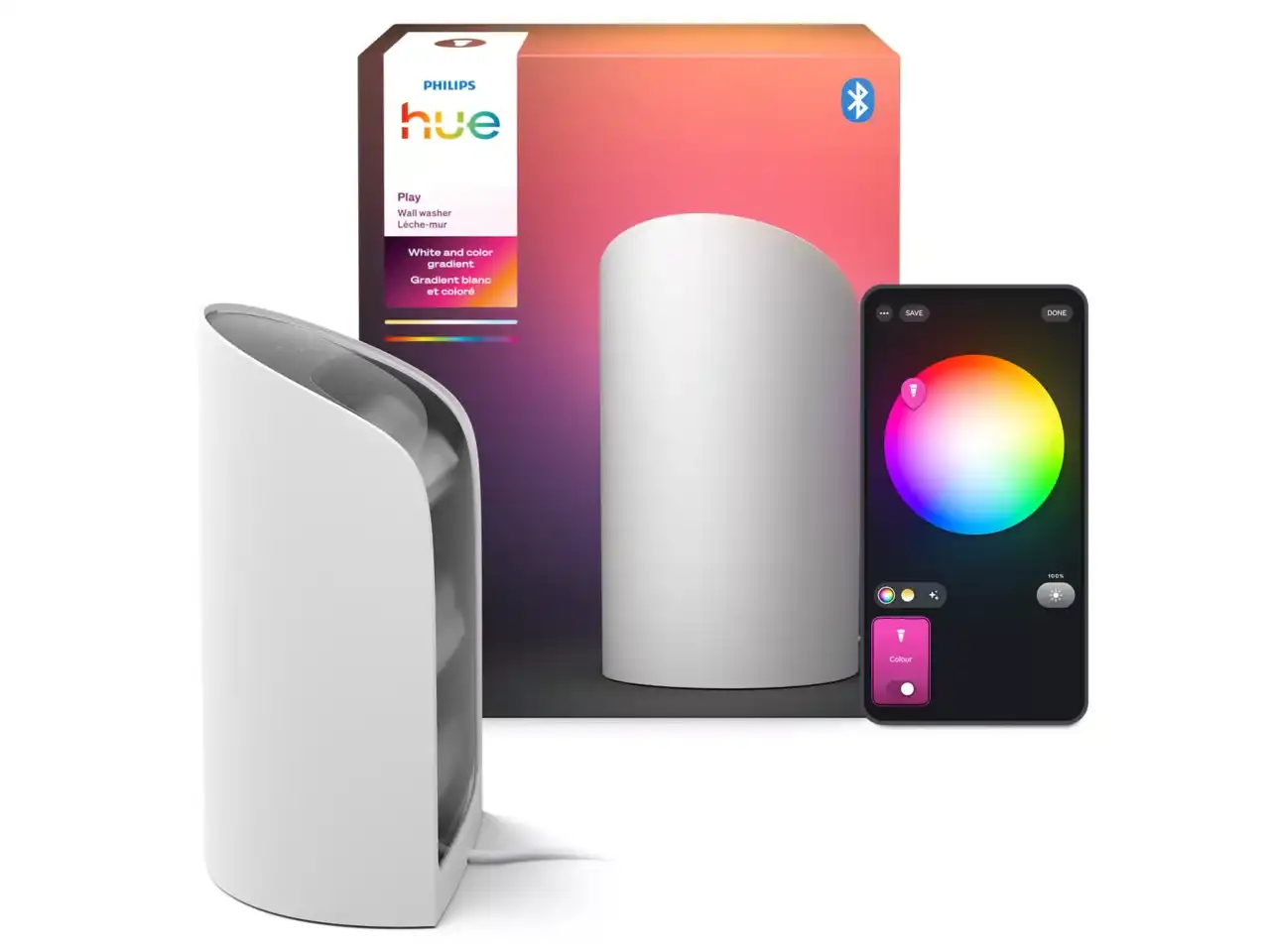 Hue app control for Play Wall Washer