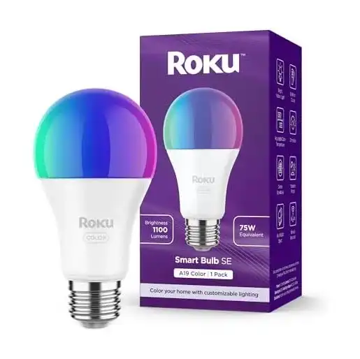 Roku Smart Light Bulb app control interface